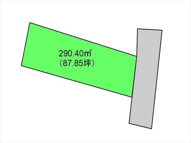 上田市東内　土地 間取図・土地図