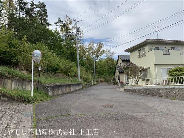 上田市手塚　土地 現地写真（前面道路含む現地写真）