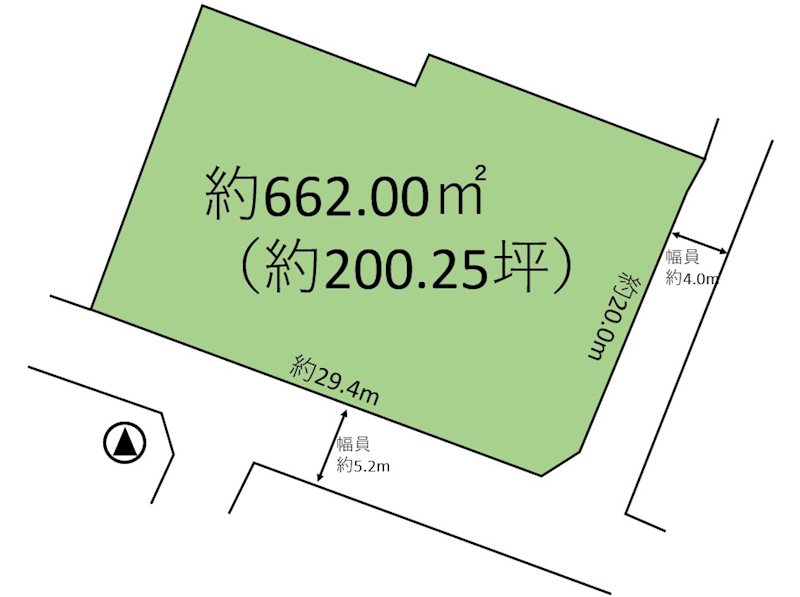 小諸市甲　土地 間取図・土地図
