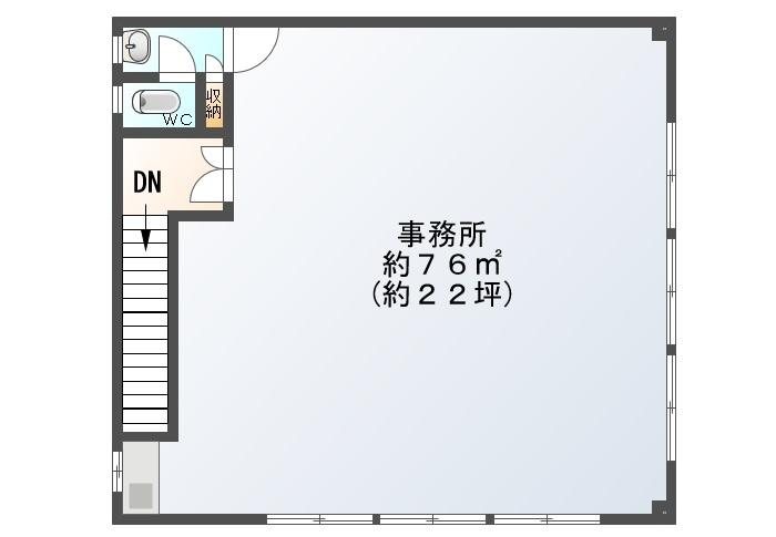上田市常田2丁目　店舗 間取図・土地図