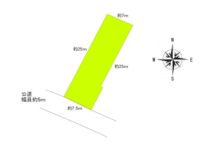 東御市本海野　中古戸建 間取図・土地図