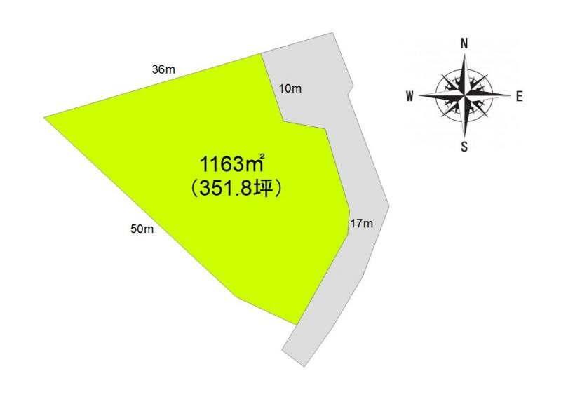 上田市腰越　土地 間取図・土地図
