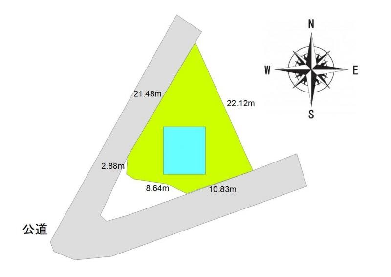 東御市新屋　中古戸建 間取図・土地図