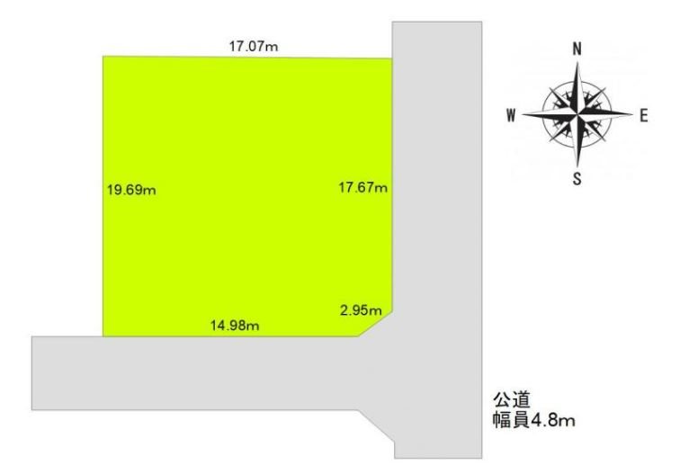 青木村田沢　土地 間取図・土地図