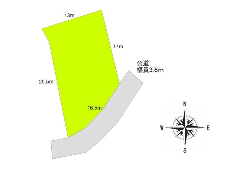 東御市八重原　土地 間取図・土地図