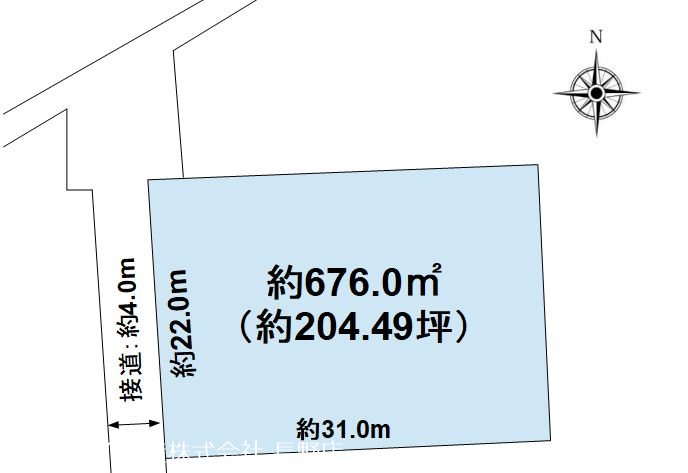 上田市菅平高原　土地 間取図・土地図