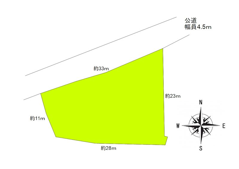 上田八木沢　土地 間取図・土地図