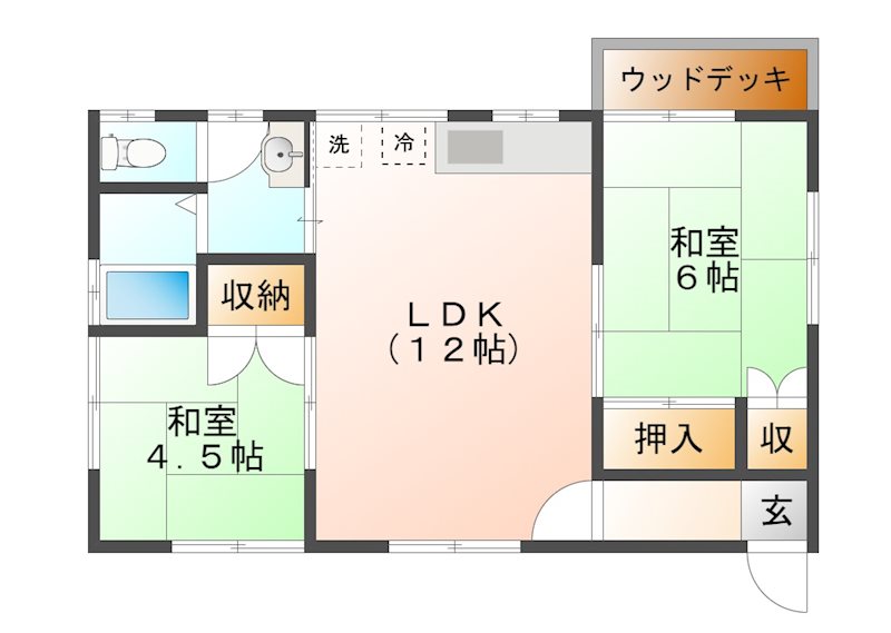 東御市八重原　中古戸建 間取図・土地図