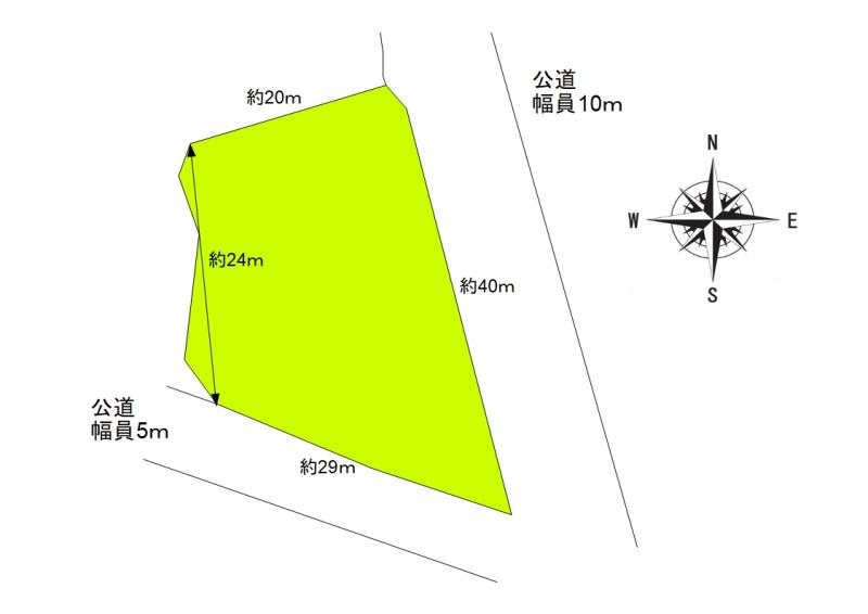 東御市下之城　土地 間取図・土地図
