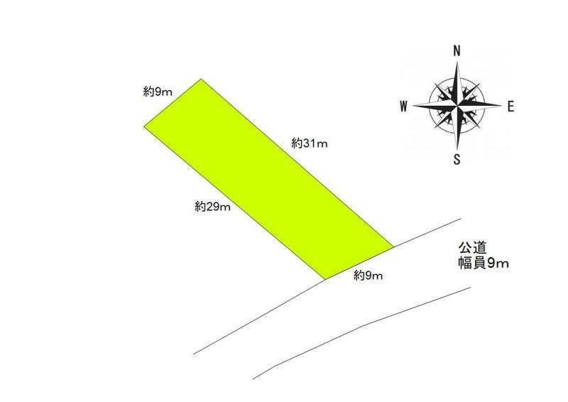 東御市鞍掛　土地 間取図・土地図