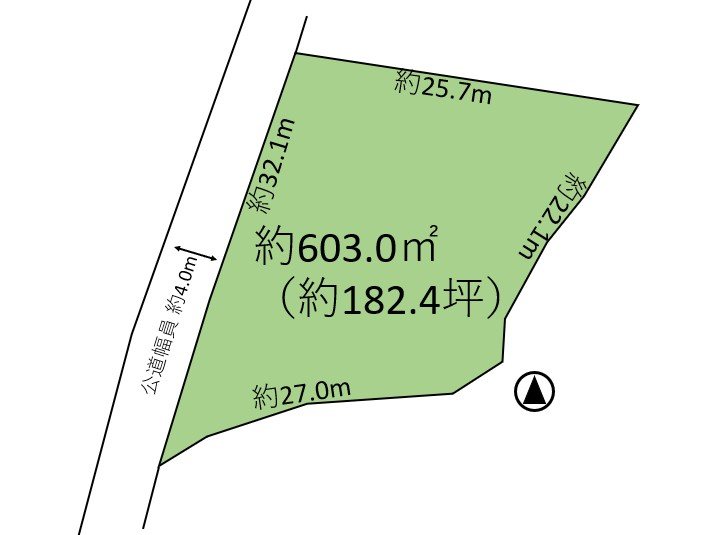 小諸市西原　土地 間取図・土地図