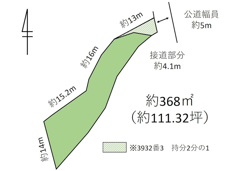 小諸市東雲　土地 間取図・土地図