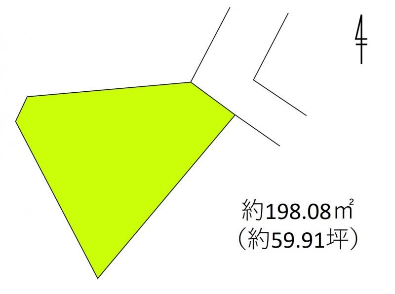 上田市中央東　土地 間取図・土地図