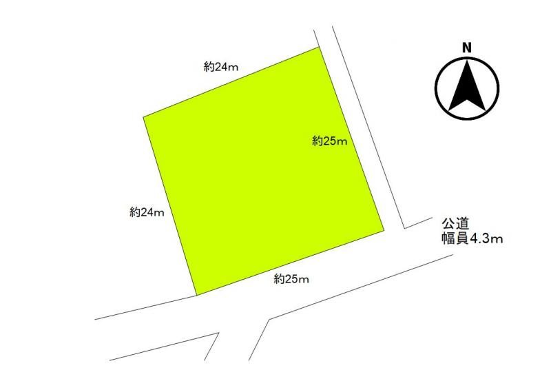 東御市八重原　土地 間取図・土地図