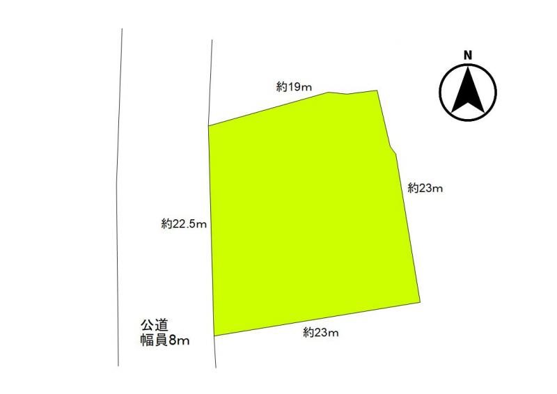 上田市真田町本原　土地 間取図・土地図