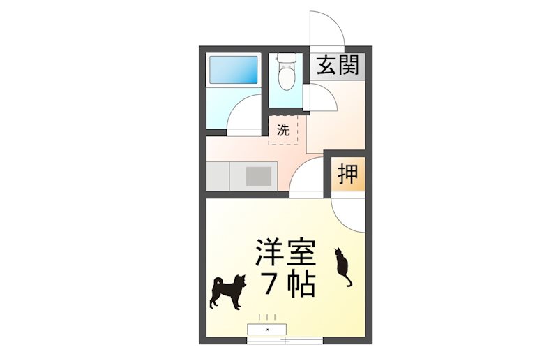 上田市御所　事業用アパート 間取図・土地図