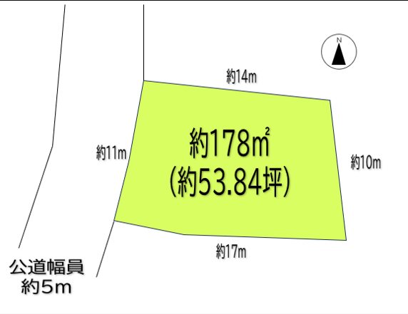 上田市諏訪形　土地 間取図・土地図