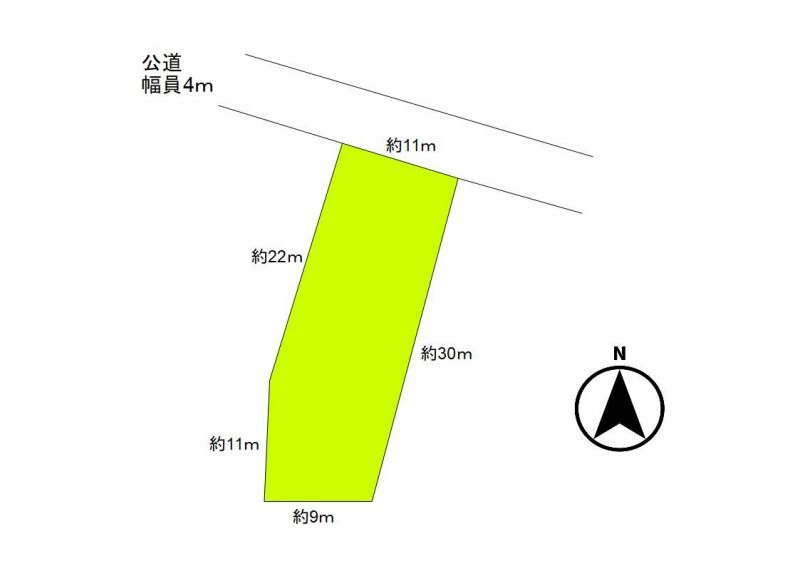 上田市上田　土地 間取図・土地図