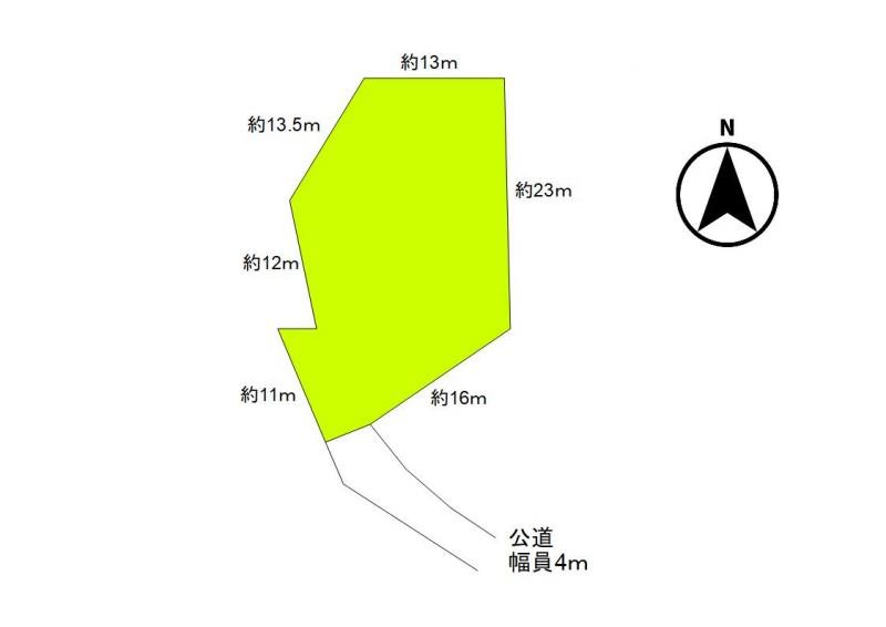 東御市常田　土地 間取図・土地図