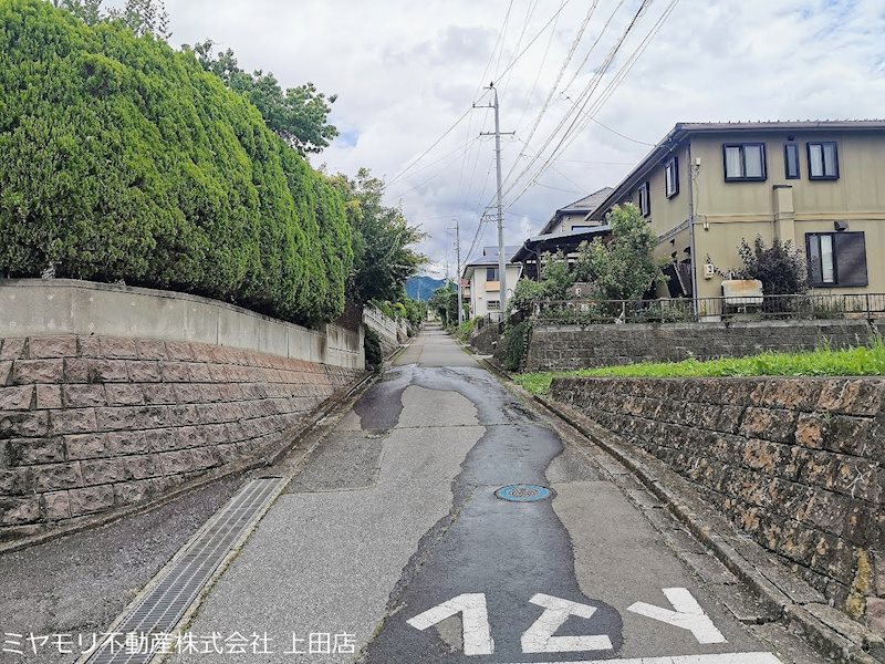 上田市上野　中古戸建 現地写真（前面道路含む現地写真）
