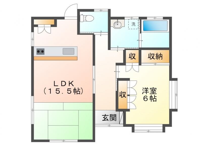 上田市中央二丁目　中古戸建 間取図・土地図