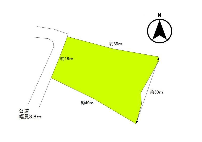 坂城町中之条　土地 間取図・土地図