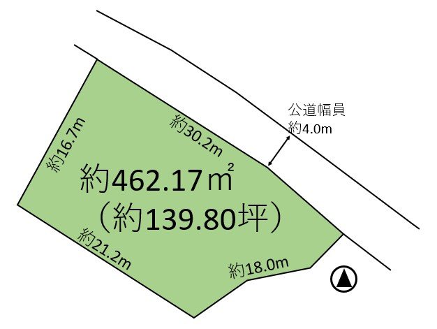 佐久市内山　土地 間取図・土地図