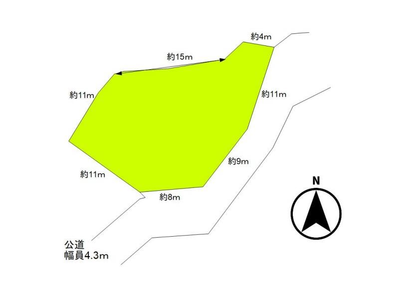 東御市常田　土地 間取図・土地図