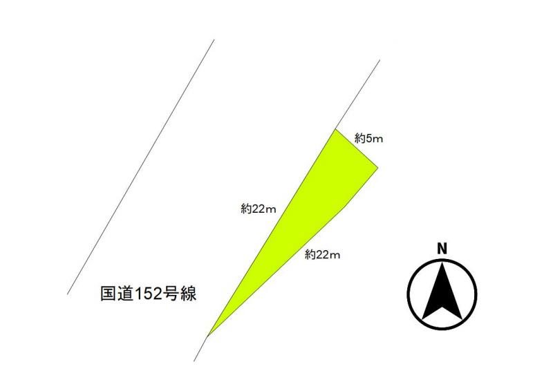 上田市中丸子　土地 間取図・土地図