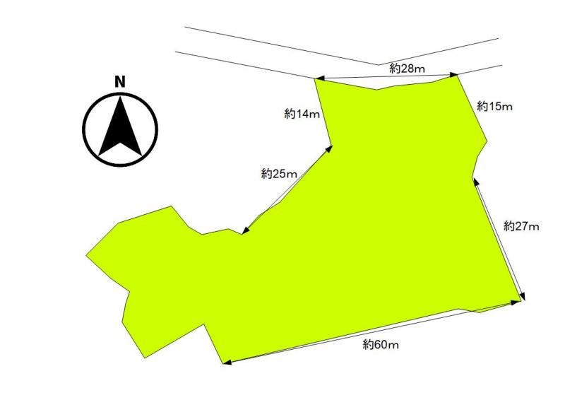 東御市滋野乙　土地 間取図・土地図