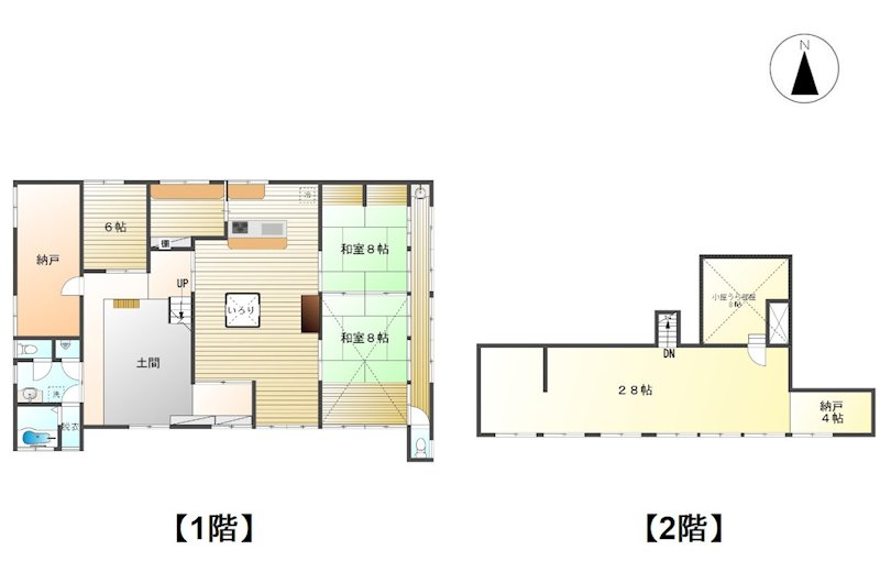 戸隠祖山　中古戸建 間取図・土地図
