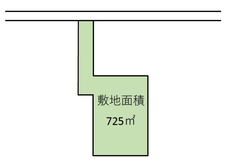 安曇野市穂高有明　土地 区画図