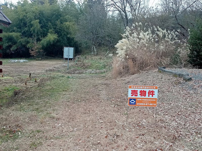 安曇野市穂高有明 土地 現地写真