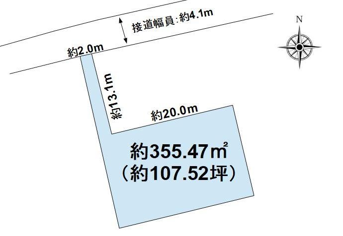 長野市松代町柴　土地 間取図・土地図