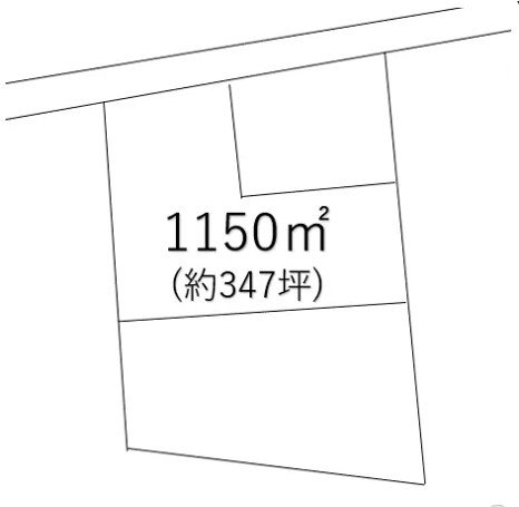 安曇野市穂高有明　土地 間取図・土地図