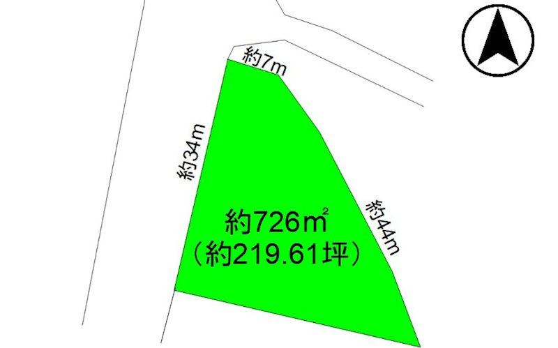 東御市新張　土地 間取図・土地図