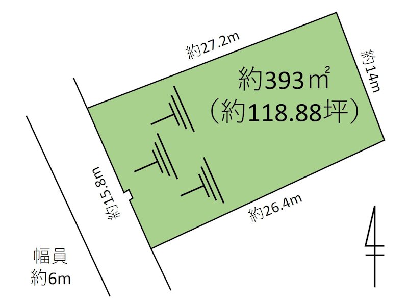 小諸市大久保　土地 間取図・土地図