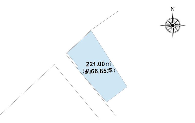須坂市米持　土地 間取図・土地図