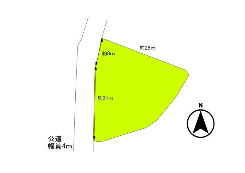 東御市新張　土地 間取図・土地図