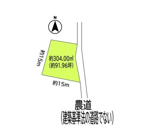 上田市林之郷　土地 間取図・土地図