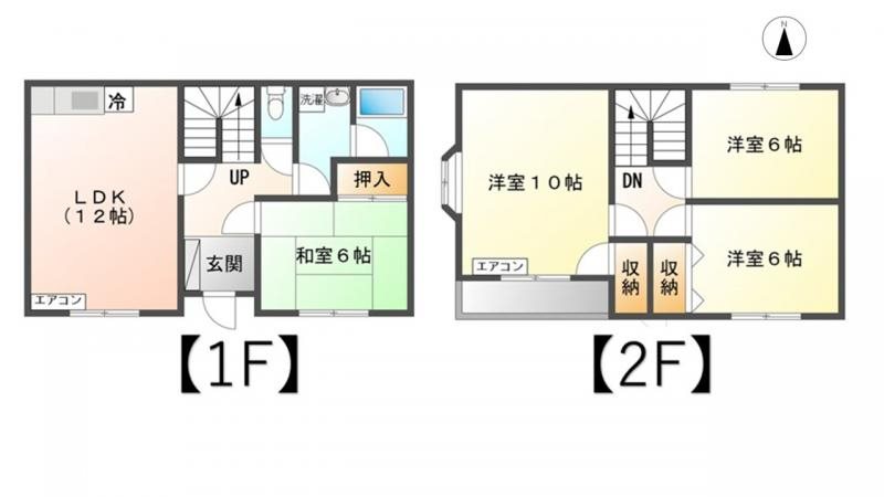 上田市住吉　中古戸建 間取図・土地図