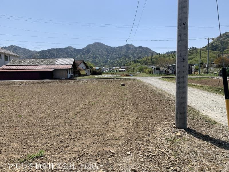 上田市古安曽　土地 現地写真
