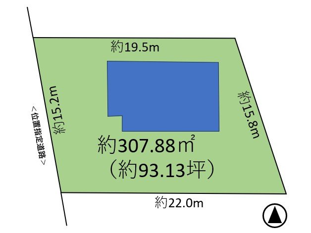 小諸市東雲　中古戸建 区画図