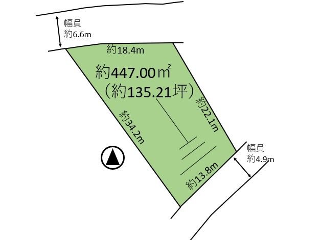 小諸市大久保 ｲﾄｰﾋﾟｱ 土地 間取図・土地図