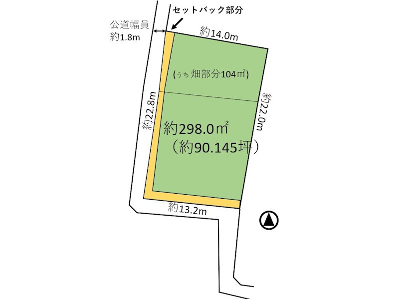 佐久市瀬戸　土地 間取図・土地図