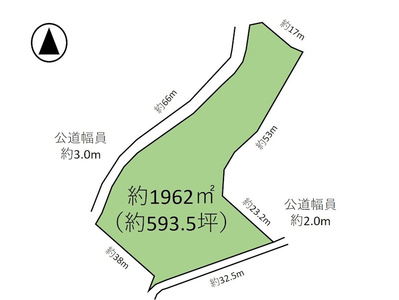 北佐久郡立科町芦田　土地 間取図・土地図