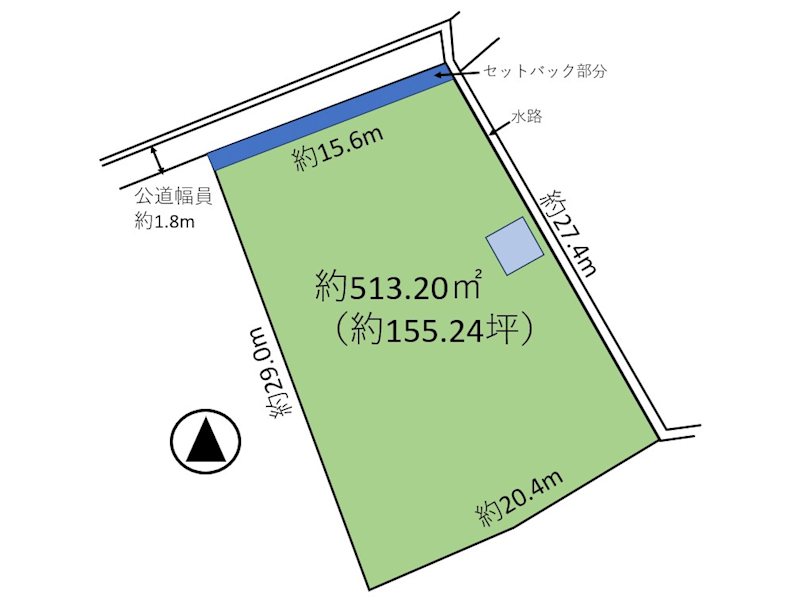 佐久市取出町　土地 間取図・土地図