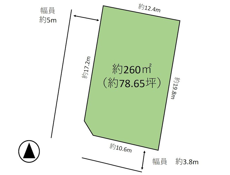 佐久市内山　土地 間取図・土地図
