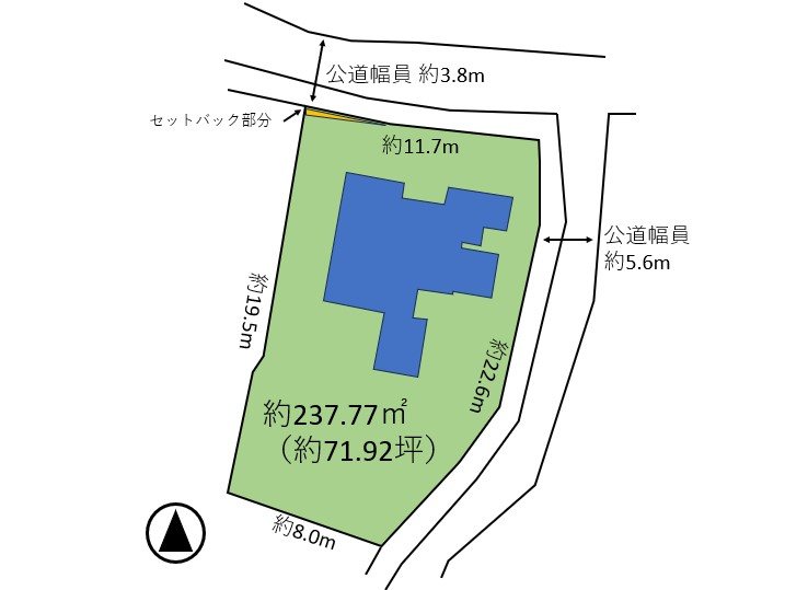 佐久市平賀　土地 間取図・土地図