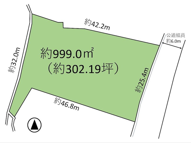佐久市瀬戸　土地 間取図・土地図